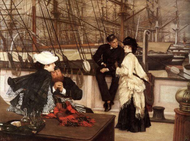 James Tissot, The Captain and The Mate, 1873