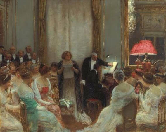 Jean Beraud - Le Concert Prive, 1911