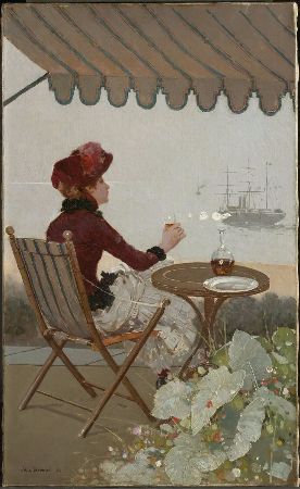 Jean Beraud, Seaside Cafe, 1884
