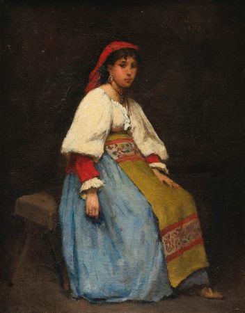 Jean Beraud - italian Girl, 1873