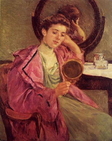Mary Cassatt, Antoinette At Her Dressing Table, 1909