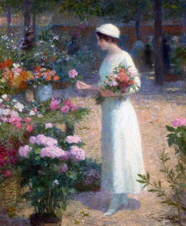 Victor Gabriel Gilbert, Picking Flowers