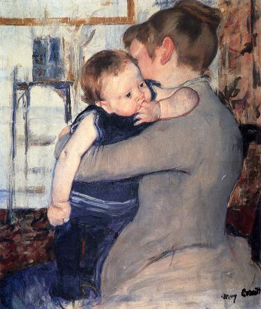 Mary Cassatt, Mother And Child, 1889