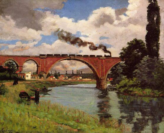 Armand Guillaumin, Bridge Over The Marne At Joinville, 1871