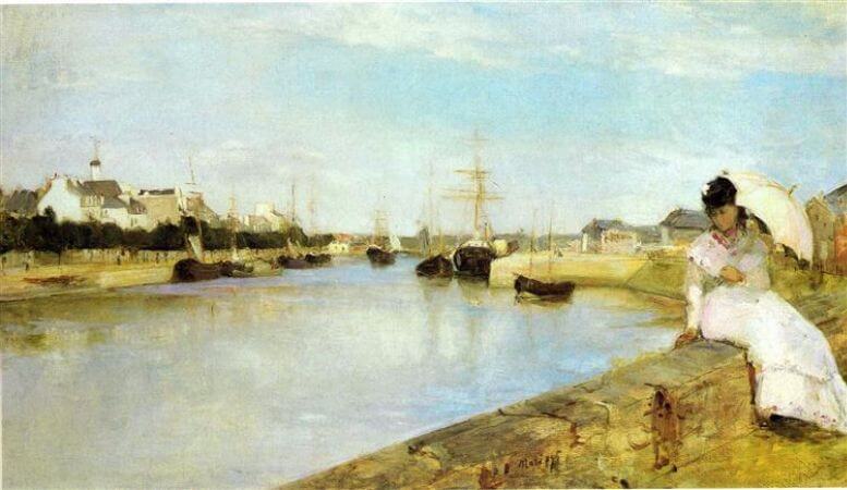 Berthe Morisot, The Harbor at Lorient, 1869