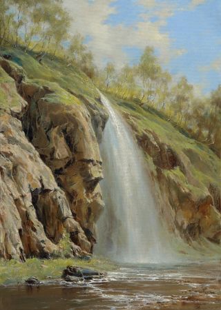 George Dmitriev, The Honey Waterfall In Spring