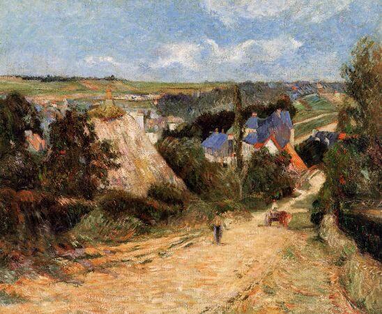 Paul Gauguin, Entrance to the Village of Osny, 1883