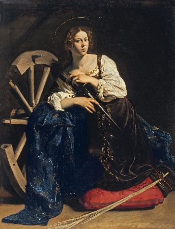Caravaggio, Saint Catherine of Alexandria, 1598