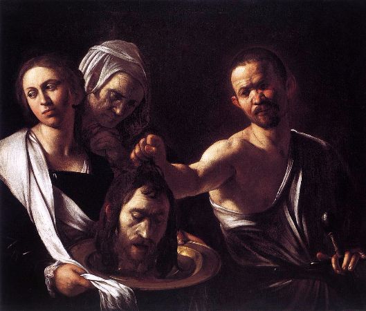Caravaggio, Salome with the Head of John the Baptist, 1607