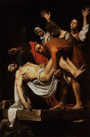 Caravaggio, The Entombment of Christ, 1602-1604