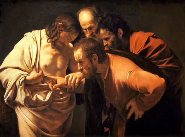 Caravaggio, The Incredulity of Saint Thomas, 1601-1602
