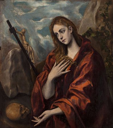 El Greco, Magdalena Penitente, 1585-1590