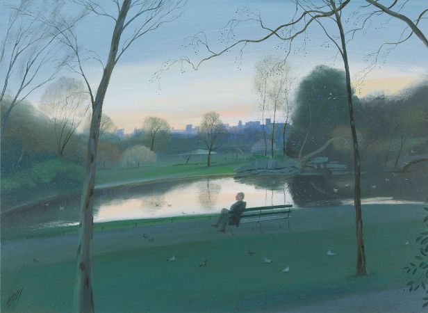 Nicholas Hely Hutchinson, In The Fading Light, St Stephen's Green