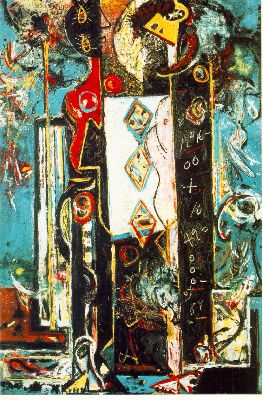 Jackson Pollock, Male and Female, 1942