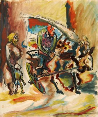 Jackson Pollock, Peddler, 1930-35