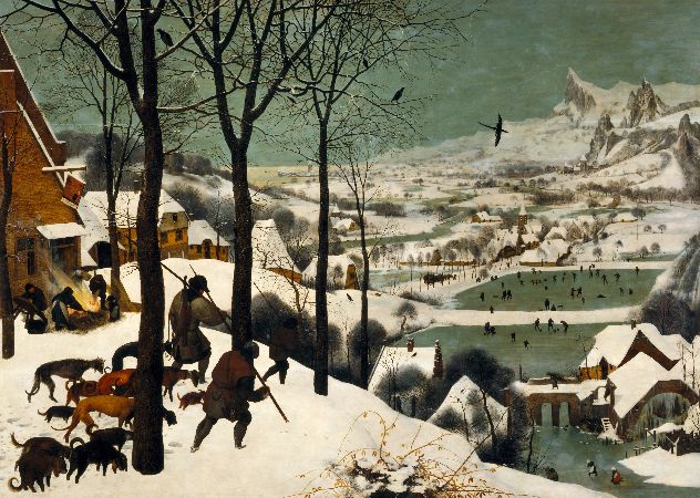 Pieter Bruegel, The Hunters In The Snow, 1565