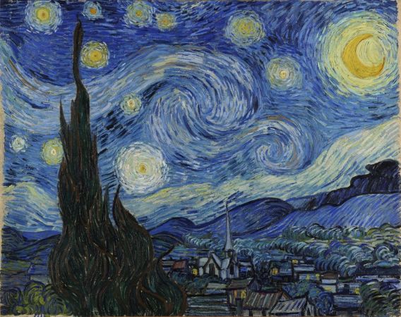Van Gogh, The Starry Night, 1889