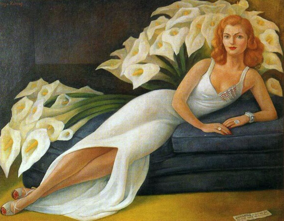 Diego Rivera, Portrait of Natasha Gelman, 1943