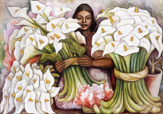 Diego Rivera, Vendedora De Alcatraces, 1938