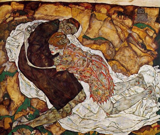 Egon Schiele, Death and The Maiden, 1915