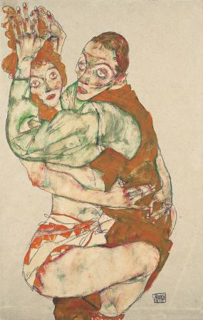 Egon Schiele, Liebesakt, 1915