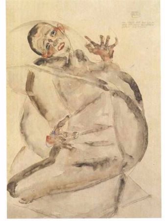 Egon Schiele, Self Portrait As Prisoner, 1912
