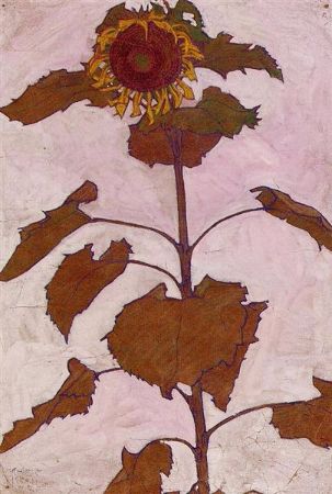 Egon Schiele, Sunflower, 1909