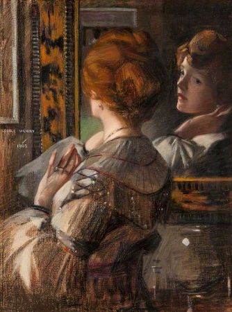 George Henry, The Tortoise Shell Mirror, 1903