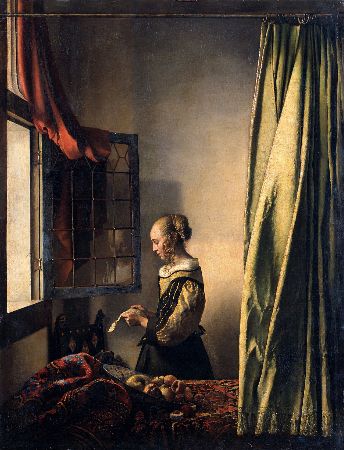 Johannes Vermeer, Girl Reading A Letter At An Open Window, 1657