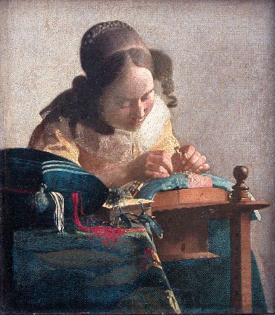 Johannes Vermeer, The Lacemaker, 1664