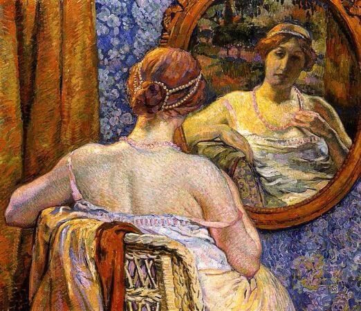 Théo van Rysselberghe, Femme au Miroir, 1907
