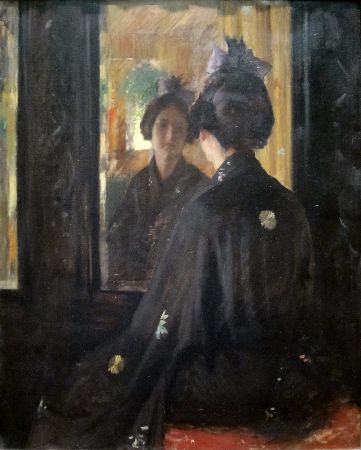 William Merritt Chase, The Mirror, 1900