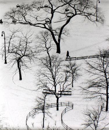 Andre Kertesz, Washington Square Park, New York City, 1954