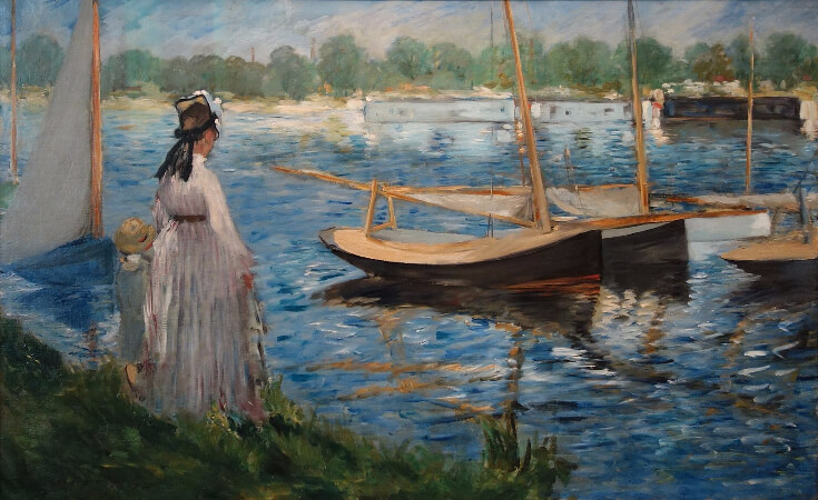Edouard Manet, The Seine At Argenteuil, 1874