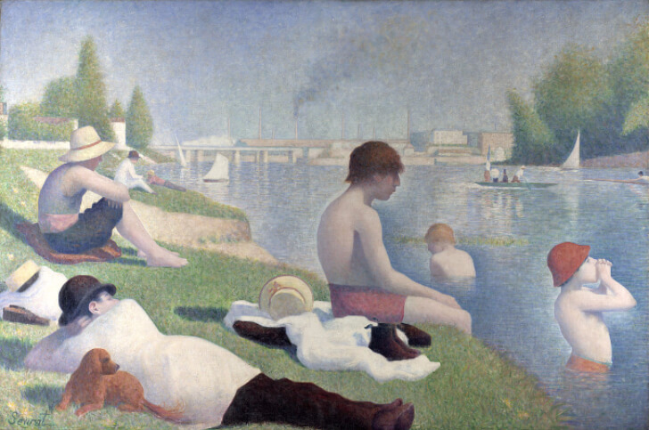 Georges Seurat, Bathers at Asnieres, 1883