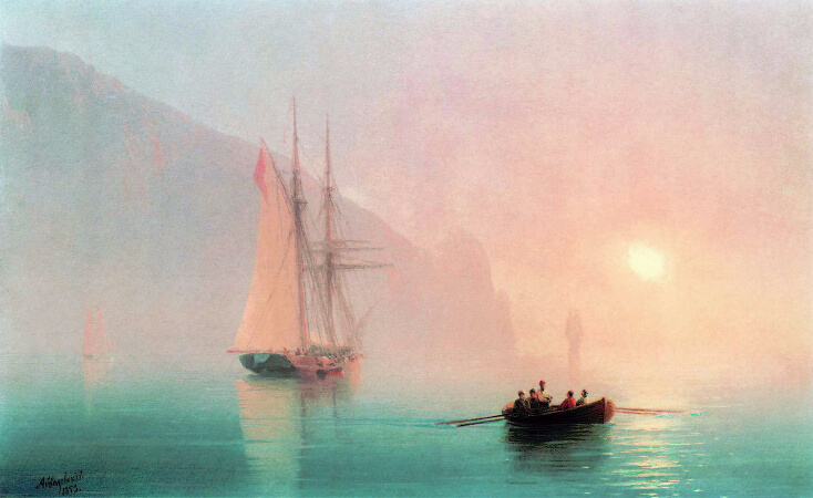Ivan Konstantinovich Aivazovsky, Mount Ayu-Dag on a Foggy Day, 1853