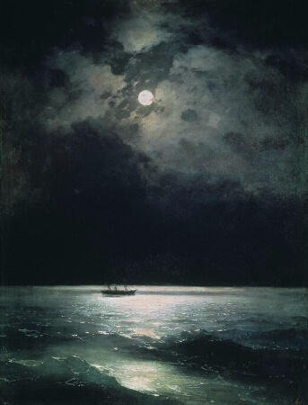 Ivan Konstantinovich Aivazovsky, Night On The Black Sea, 1879