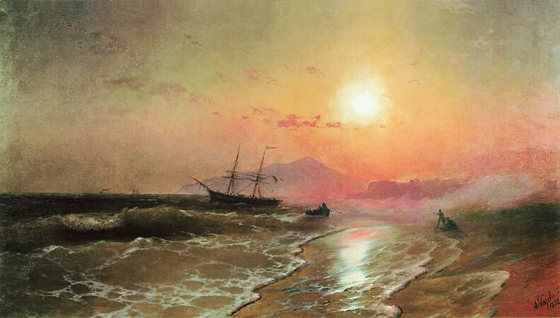 Ivan Konstantinovich Aivazovsky, The Island of Ischia, 1892