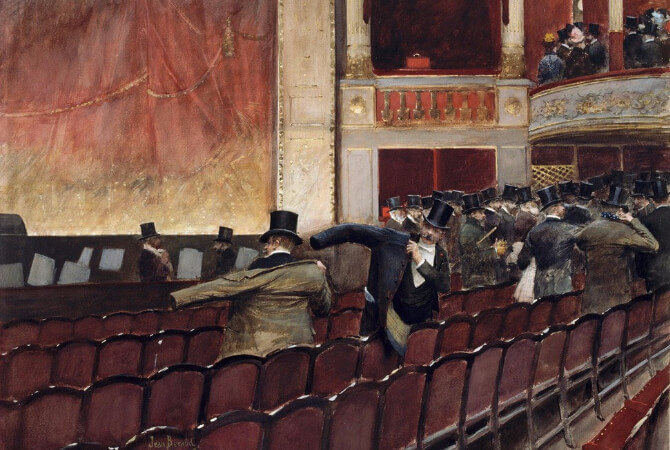 Jean Georges Beraud, Out of the Theatre