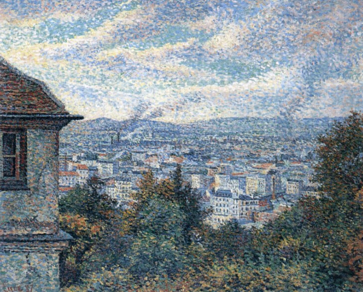 Maximilien Luce, Paris Seen From Montmartre, 1887