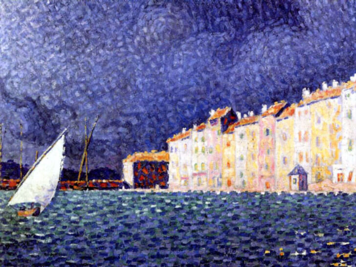 Paul Signac, Saint-Tropez, l'orage, 1895