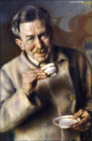 Giacomo Balla, Caffe, 1928