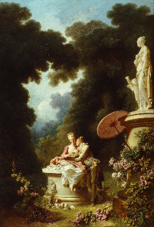 Jean-Honore Fragonard, The Progress of Love - Love Letters, 1771-72