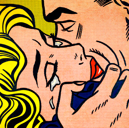Roy Lichtenstein, Kiss V, 1964