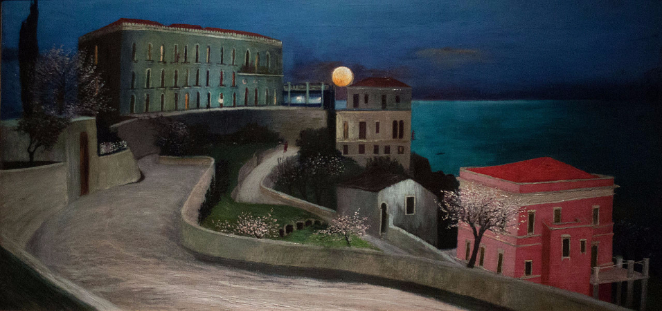 Tivadar Csontvary Kosztka, Full Moon Over Taormina