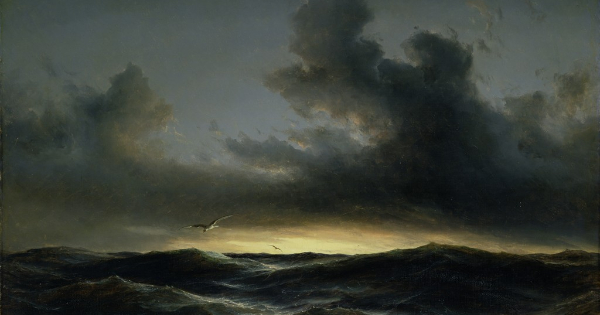 Anton Melbye, Meereseinsamkeit, 1852