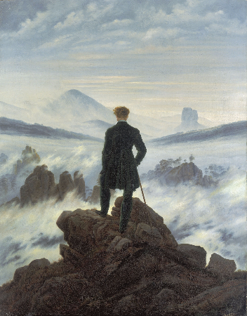 Casper David Friedrich, The Wanderer Above The Sea of Fog, 1818
