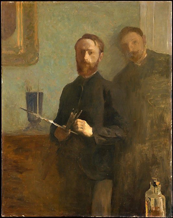 Edouard Vuillard, Self-Portrait With Waroquy, 1889