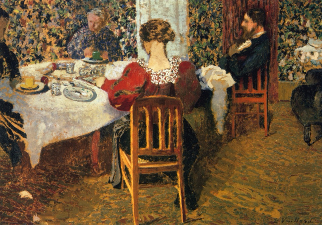 Edouard Vuillard, The End of Breakfast At Madam Vuillard, 1895