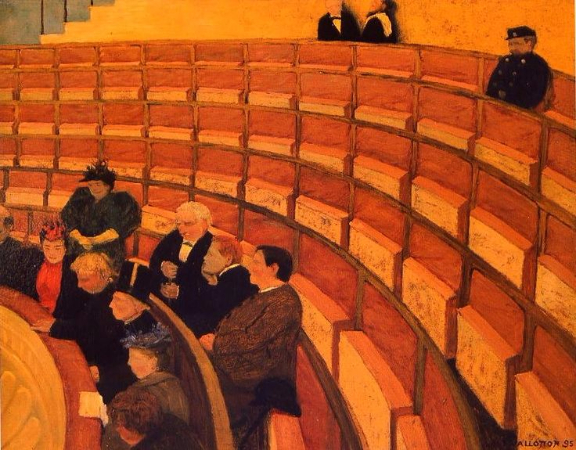 Felix Vallotton, The Third Gallery At The Theatre, 1894